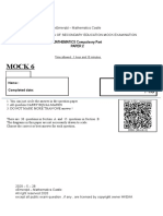 Maths Mock 6, Paper 2 (3006)