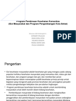 KLMPK 6 Program Pembinaan Kesehatan Komunitas