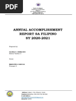 Filipino Accomplishment Documentation