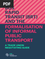 Bus Rapid Transit BRT and The Formalisat