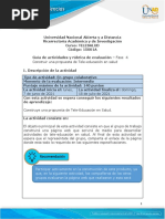 Guia de Actividades y Rúbrica de Evaluación - Unidad 3 - Fase 4 - Construir Una Propuesta de Tele-Educación en Salud