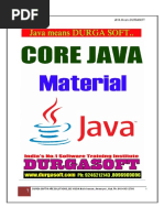 Java Means Durgasoft: DURGA SOFTWARE SOLUTIONS, 202 HUDA Maitrivanam, Ameerpet, Hyd. PH: 040-64512786