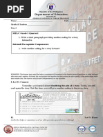 Department of Education: MELC Grade 3 Quarter1