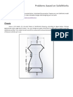 Problems Based On Solidworks: Suspension