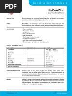 Recon Zinc: Epoxy Based Zinc Rich Primer