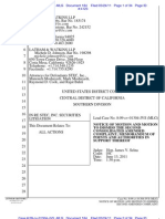 In Re STEC Litigation - Defendants' Motion To Dismiss