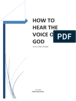 How To Hear The Voice of God