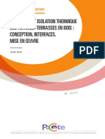 Étanchéité Et Isolation Thermique Des Toitures-Terrasses en Bois: Conception, Interfaces, Mise en Œuvre