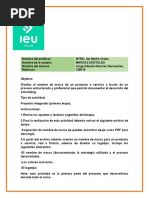 Actividad de Aprendizaje 2. Asignación de Nombre de Marca