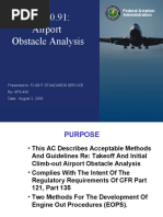 AC 120.91: Airport Obstacle Analysis: Federal Aviation Administration