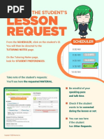 Checking The Student's Lesson Request