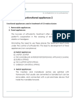 Orthodontics: Myofunctional Appliances 2