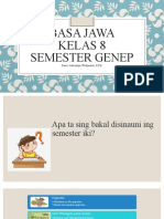 Awal Semester 2 Basa Jawa Kelas 8