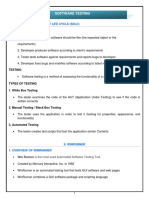 Software Testing: Overview of SDLC