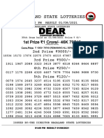 Nagaland State Lotteries: 1st Prize 1 Crore/-46K 79740