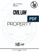 UP Bar Reviewer 2013 Civil Law Property