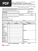 Preoperative Risk Assessment / Clearance Form