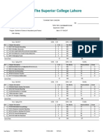 The Superior College Lahore: Academic Result