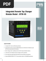 Integrated Remote Tap Changer Module Model: iRTM-05: Bangalore