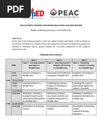 Program - 2021 INSET For SHS Teachers