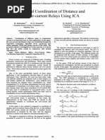 Optimal Coordination of Distance and Over-Current Relays Using ICA