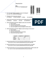 Cell Reproduction Practice Exam