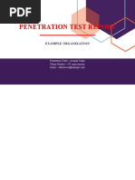 Penetration Test Report: Example Organization