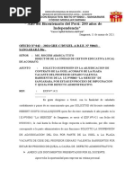 N°042 Oficio de Suspencion