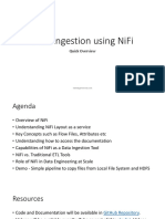 Data Ingestion Using Nifi: Quick Overview