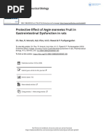 Protective Effect of Aegle Marmelos Fruit in Gastrointestinal Dysfunction in Rats