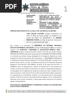 SOLICITO CONSENTIMIENTO Y REMISIÓN A JUZGADO DE ORIGEN DE INGRESO BOLETAS DE PAGO DE REMUNERACIONES Maximo Sangama