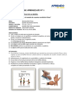 Guía de Aprendizaje #1 Título de La Sesión: "Reconocemos El Estado de Nuestra Condición Física"