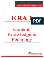 Content, Knowledge & Pedagogy