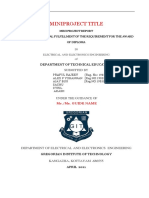 Mini Project Report Format 5