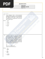 JEE Main 2019 Question Paper 1 Jan 9 Morning