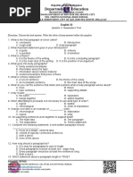 Caber - Quarter 3 - Summative Test