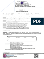 Caber - Quarter 4 - Summative Test