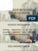 Forms of Business Organization