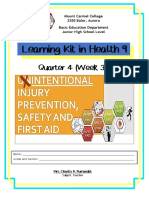 Learning Kit in Health 9: Quarter 4 (Week 3-5)