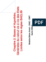 Chap2 Bases Et Hypothèses Générales Du Calcul Vis À Vis Des Etats Limites Selon Les Règles BAEL99