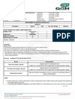 Department of Molecular Biology. Covid 19 Test Name Result Unit Bio. Ref. Range Method