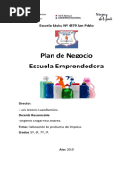 PLAN DE NEGOCIO PRODUCTOS DE LIMPIEZAsi