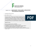 APOSTILA IFRS - Lógica de Programação I