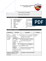 Bances - Sesión de Aprendizaje