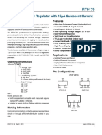 300Ma Cmos Ldo Regulator With 15: Μμμμμa Quiescent Current