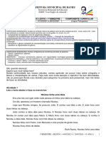 1º Bimestre - Bloco1 - 01-03-2021 A 26-03-2021 - 4° Ano A