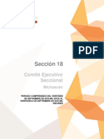 Comité Ejecutivo Seccional de La Sección 18 Del SNTE Michoacán. 2012-2016