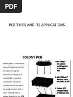 PCR Types and Its Applications