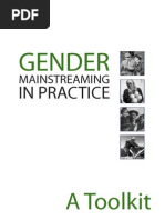 Gender Mainstreaming in Practice A Toolkit