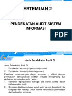 Pertemuan 2: Pendekatan Audit Sistem Informasi